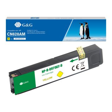 CN628AE / 971XL - cartouche qualité premium compatible HP - jaune
