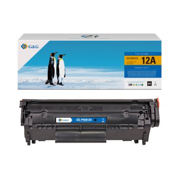 Q2612A / 12A - toner qualité premium compatible HP - noir