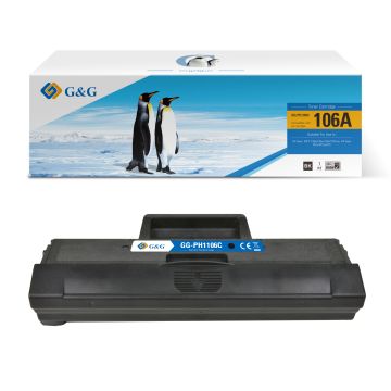 W1106A / 106A - toner qualité premium compatible HP - noir