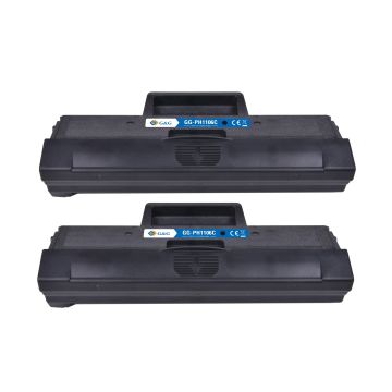 W1106A / 106A - Toner compatible HP - noir - pack de 2