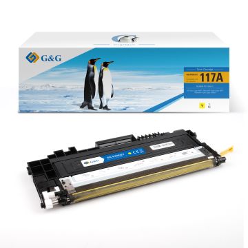 W2072A / 117A - toner qualité premium compatible HP - jaune