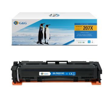 W2211X / 207X - toner qualité premium compatible HP - cyan