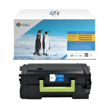 58D2H00 - toner qualité premium compatible Lexmark - noir