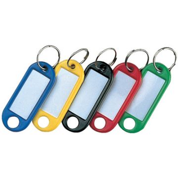 RESKAL Porte-clés avec anneau, diamètre: 14 mm, bleu