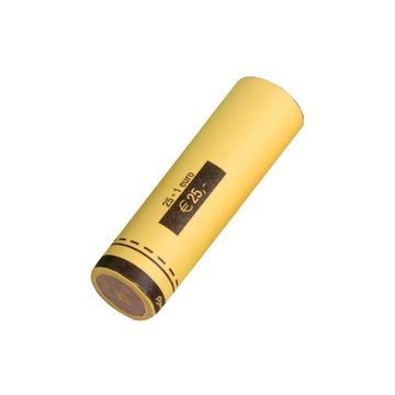RESKAL Tube à monnaie pour pièce Euro, papier, 25 x 1 EUR