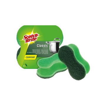 Scotch-Brite Eponge à récurer Classic Comfort, couleur: vert