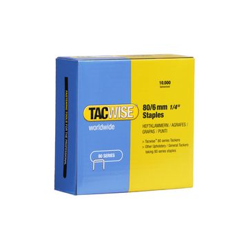 TACWISE Heftklammern 80/4 mm, galvanisiert, 10.000 Stück