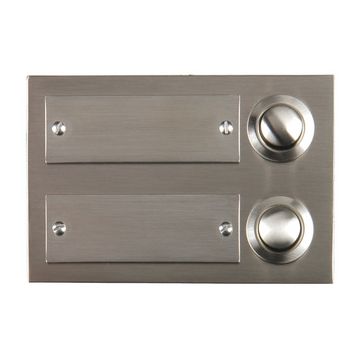 UniTEC Bouton pour sonnette, zinc moulé, 1 bouton