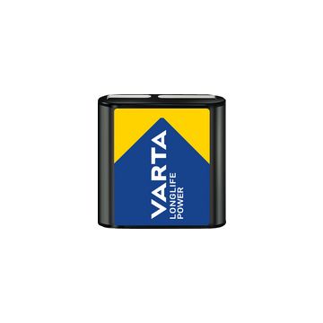 VARTA Pile alcaline Longlife Power, pile plate 4,5 V VARTA Pile alcaline Longlife Power, pile plate 4,5 V