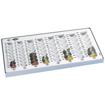 WEDO Monnayeur compact, capacité: 246,40 EUR, gris lumière