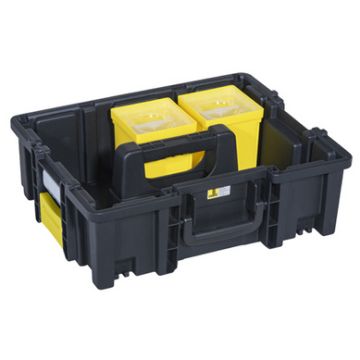 allit Caisse de transport EuroPlus Pro >KC<44.150/2L, noir