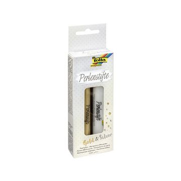 folia Marqueur effet perles "Or&Argent", 30 ml, kit de 2