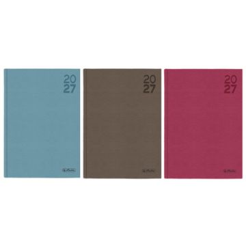 herlitz Buchkalender Timer 2027, A5, farbig sortiert