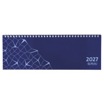 herlitz Tischkalender Compact 2027, blau