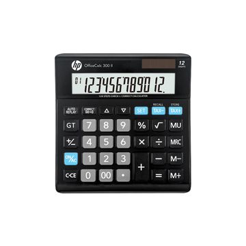 hp Calculatrice de bureau "OfficeCalc 300 II", noir