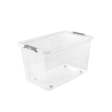 keeeper Boîte de rangement "leo", 56 litres, transparent