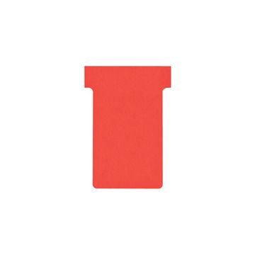 nobo Fiche T, indice 3 / 92 mm, 170 g/m2, rouge