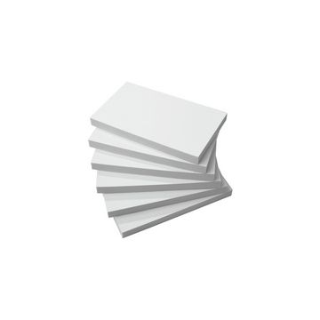 sigel Bloc-notes adhésif, 125 x 75 mm, uni, blanc