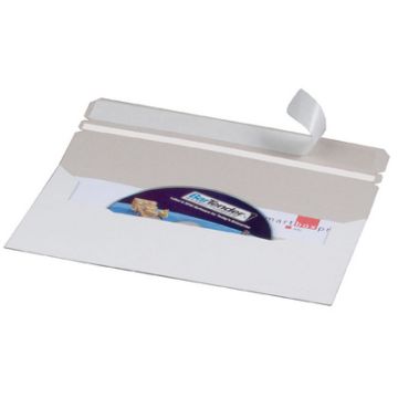 smartboxpro Enveloppe pour CD/DVD, format long, sans fenêtre x25