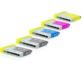 LC1000VALBP - cartouches compatible Brother - multipack 4 couleurs : noire, cyan, magenta, jaune