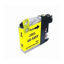 LC123Y - cartouche compatible Brother - jaune