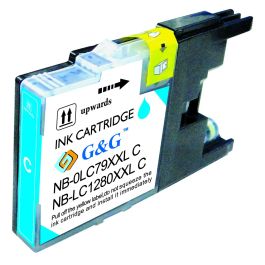 LC1280XLC - cartouche compatible Brother - cyan