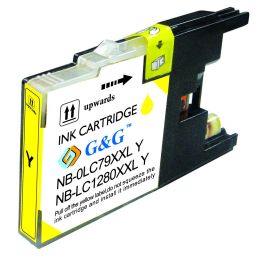 LC1280XLY - cartouche compatible Brother - jaune