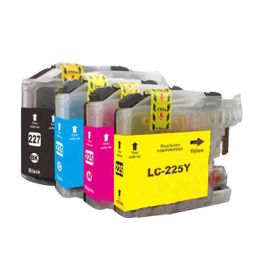LC227XLVALBP - cartouches compatible Brother - multipack 4 couleurs : noire, cyan, magenta, jaune