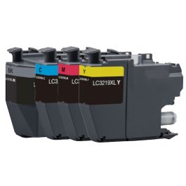 LC3219XLVALDR - cartouches compatible Brother - multipack 4 couleurs : noire, cyan, magenta, jaune