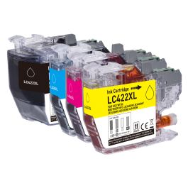 LC422XLVAL - cartouches compatible Brother - multipack 4 couleurs : noire, cyan, magenta, jaune