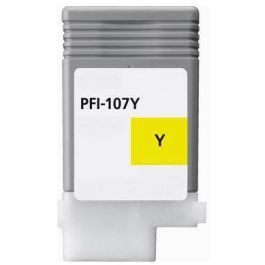 6708B001 / PFI-107 Y - cartouche compatible Canon - jaune