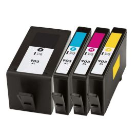 3HZ51AE / 903XL - cartouches compatible HP - multipack 4 couleurs : noire, cyan, magenta, jaune
