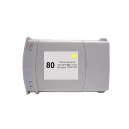 C4848A / 80 - cartouche compatible HP - jaune