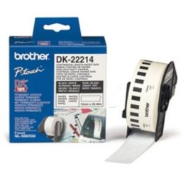 DK22214 - ruban cassette de marque Brother - blanc