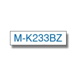 MK233BZ - ruban cassette de marque Brother - bleu, blanc