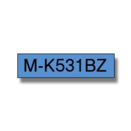 MK531BZ - ruban cassette de marque Brother - noir, bleu