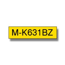 MK631BZ - ruban cassette de marque Brother - noir, jaune
