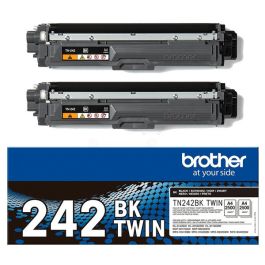 TN242BKTWIN - toner de marque Brother - noir - pack de 2