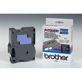 TX355 - ruban cassette de marque Brother - noir, blanc
