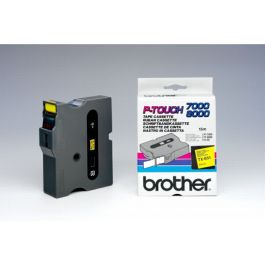 TX651 - ruban cassette de marque Brother - noir, jaune