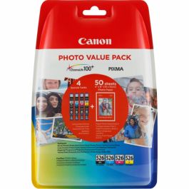 4540B017 / CLI-526 - cartouches de marque Canon - multipack 4 couleurs : noire, cyan, magenta, jaune