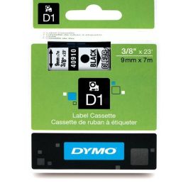 40910 / S0720670 - ruban cassette de marque Dymo - noir, transparent