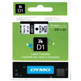 40913 / S0720680 - ruban cassette de marque Dymo - noir, blanc