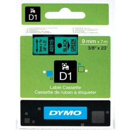 40919 / S0720740 - ruban cassette de marque Dymo - noir, vert