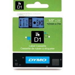 45016 / S0720560 - ruban cassette de marque Dymo - noir, bleu