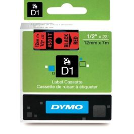45017 / S0720570 - ruban cassette de marque Dymo - noir, rouge