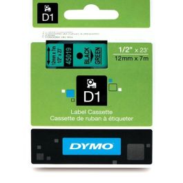 45019 / S0720590 - ruban cassette de marque Dymo - noir, vert