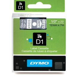 45020 / S0720600 - ruban cassette de marque Dymo - transparent, blanc