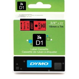45807 / S0720870 - ruban cassette de marque Dymo - noir, rouge