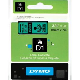 45809 / S0720890 - ruban cassette de marque Dymo - noir, vert